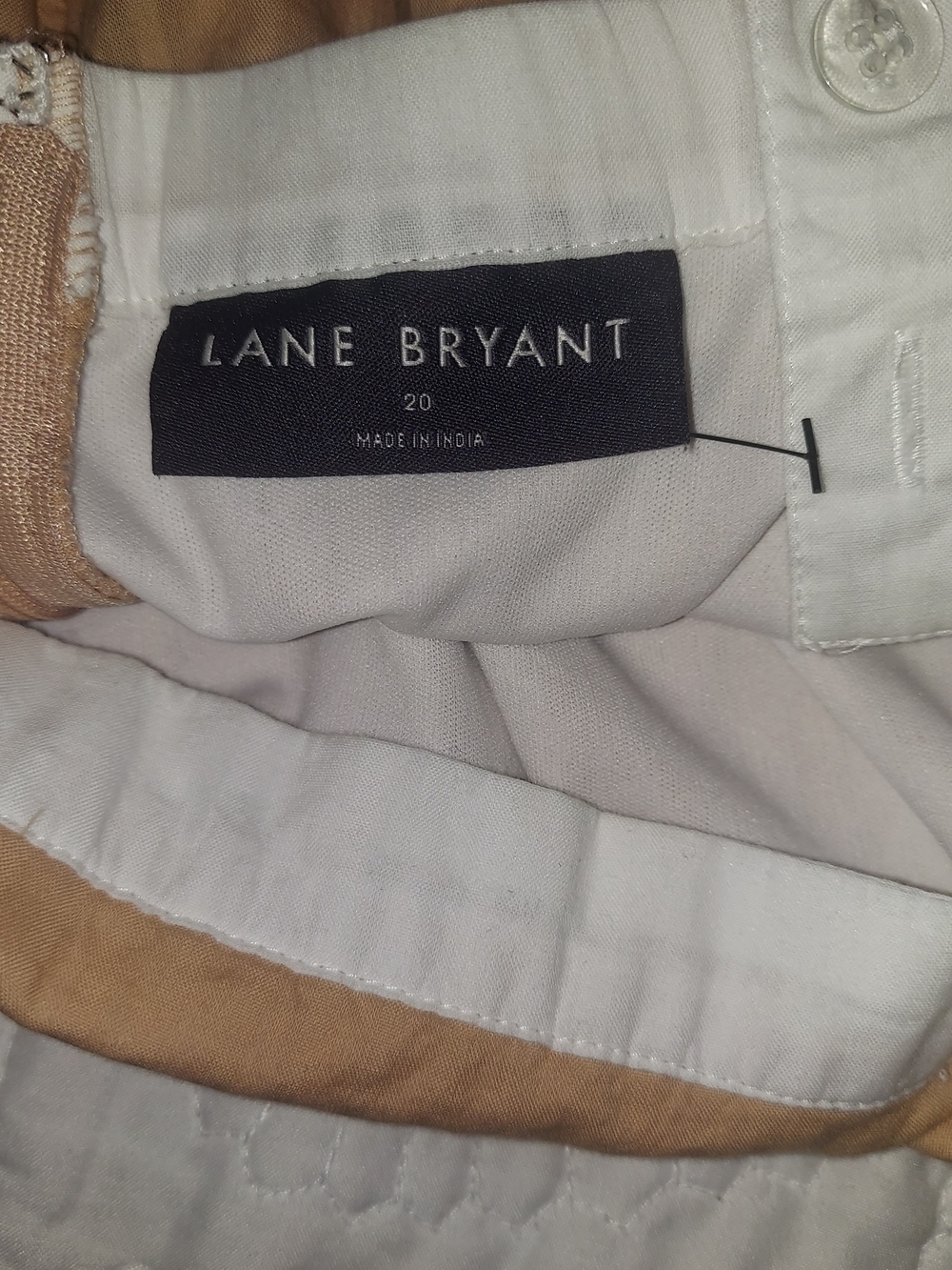 Lane Bryant Beige and Navy Tiered Maxi Dress Sz 20 - Picture 7 of 10